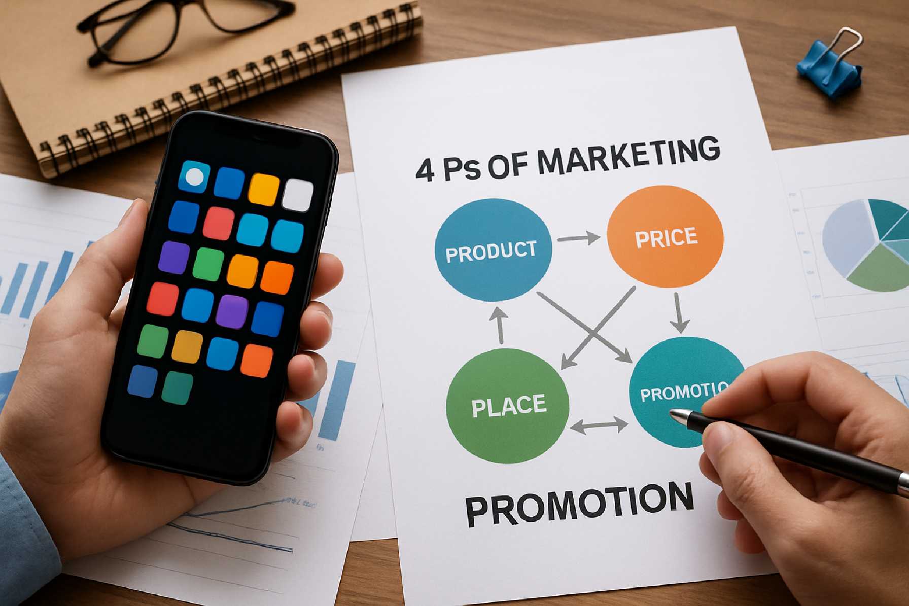 יישום 4 Ps of Marketing באסטרטגיות השקת אפליקציות