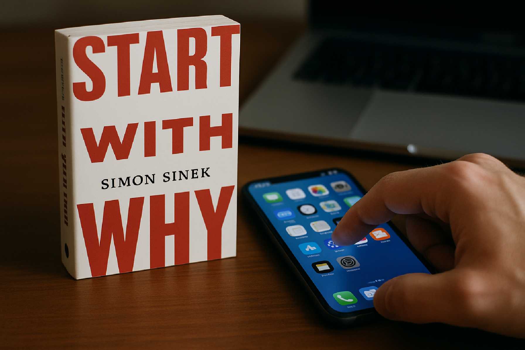  Start with Why  מאת סיימון סינק ופיתוח אפליקציות