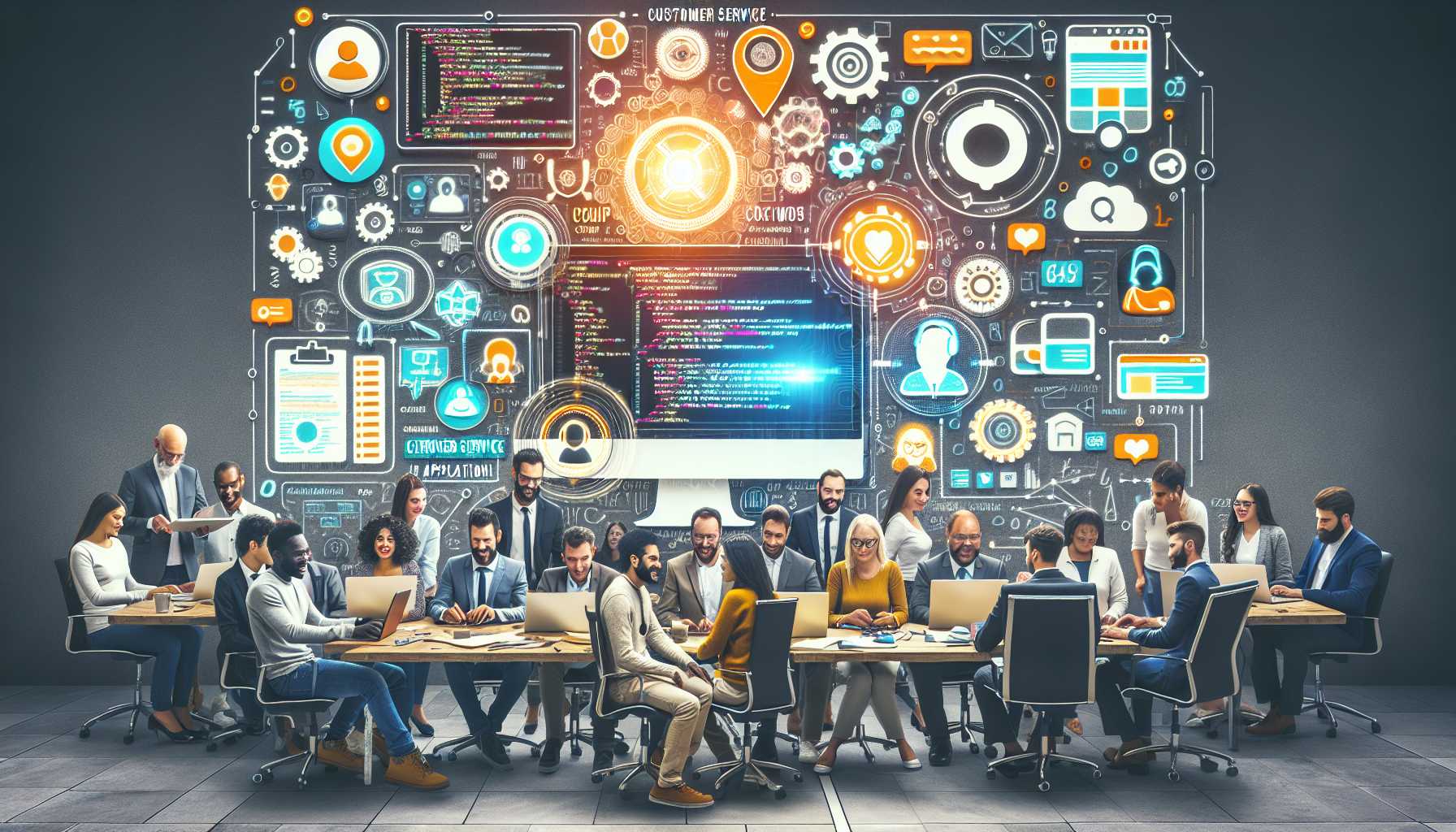 בניית אפליקציית שירות לקוחות