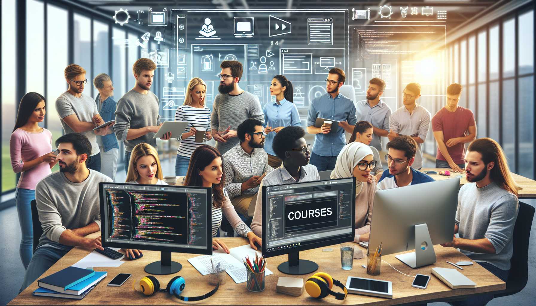 בניית אפליקציית קורסים