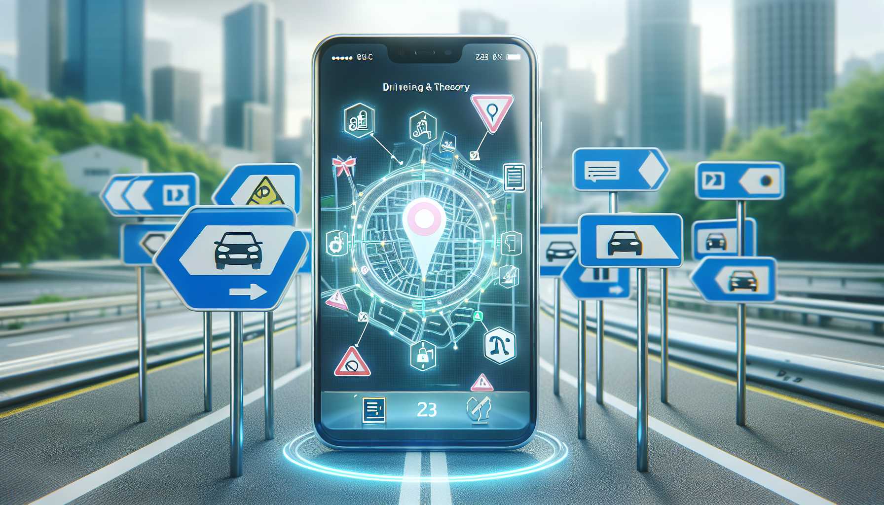 בניית אפליקציית לימוד נהיגה ותיאוריה