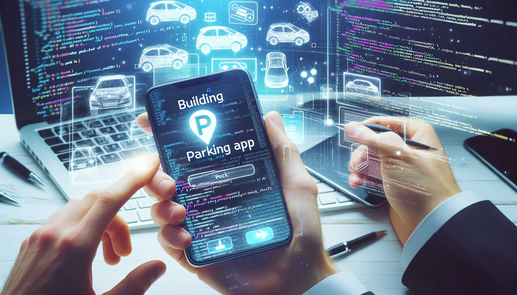 בניית אפליקציית חניה