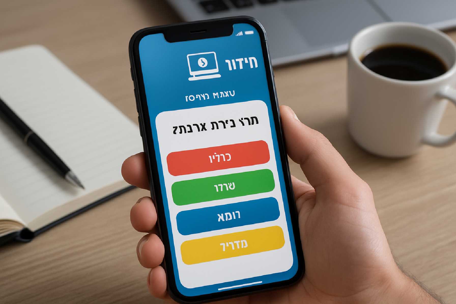 בניית אפליקציית חידונים ומשחקי למידה