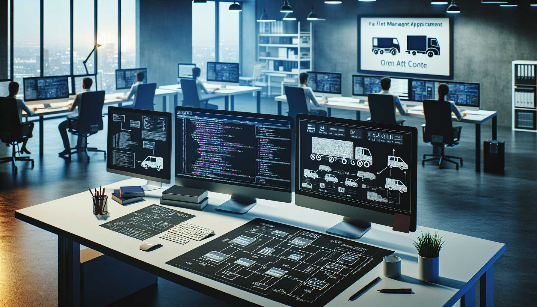 בניית אפליקציית ניהול צי רכב לעסקים